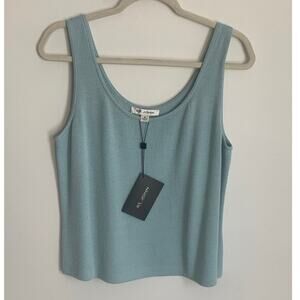 St. John Aqua Mist Knit top size Medium NWT $295